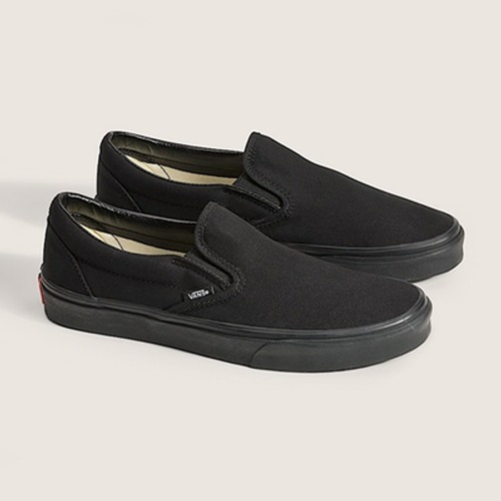 Vans Classic Slip On Shoes Black Unisex‎ Size M8/W9.5